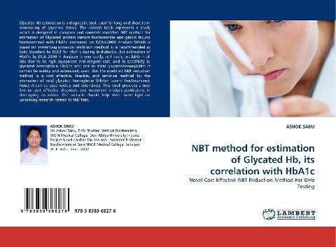 NBT method for estimation of Glycated Hb, its correlation with HbA1c