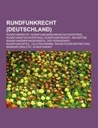 Rundfunkrecht (Deutschland)