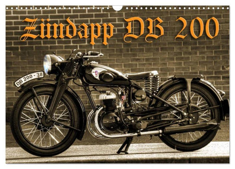 Zündapp DB 200 (Wandkalender 2026 DIN A3 quer), CALVENDO Monatskalender