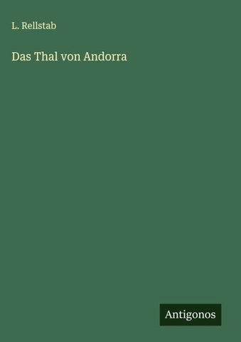 Das Thal von Andorra