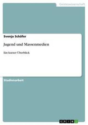 Jugend und Massenmedien