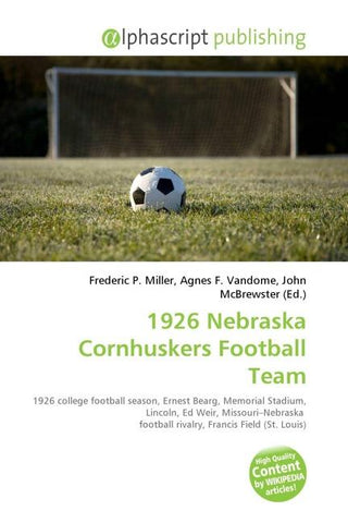 1926 Nebraska Cornhuskers Football Team