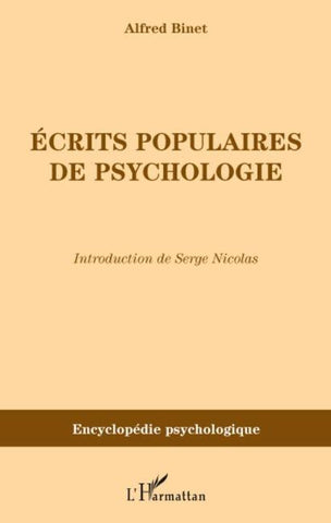 Ecrits populaires de psychologie