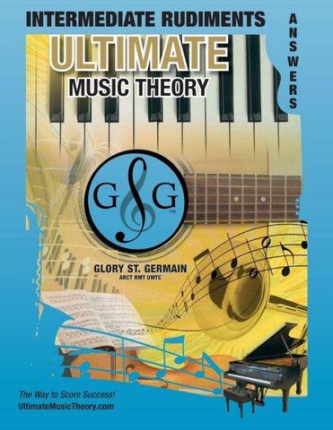 Intermediate Rudiments Answer Book - Ultimate Music Theory