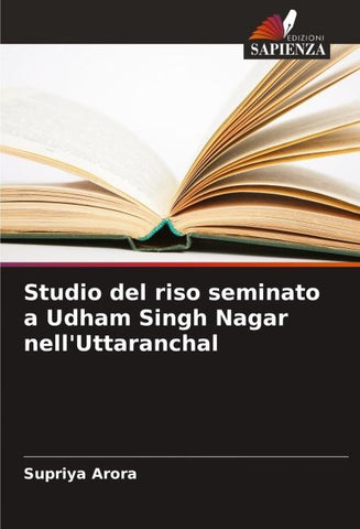 Studio del riso seminato a Udham Singh Nagar nell'Uttaranchal