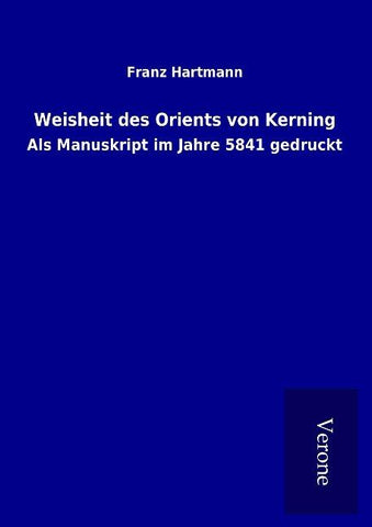 Weisheit des Orients von Kerning