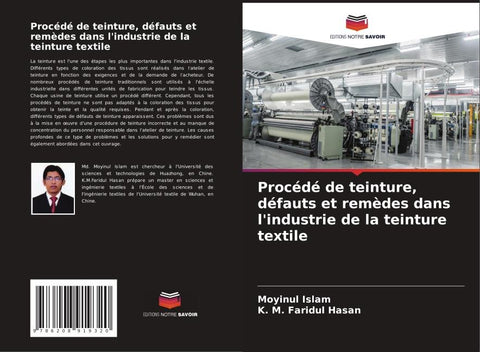 Procédé de teinture, défauts et remèdes dans l'industrie de la teinture textile