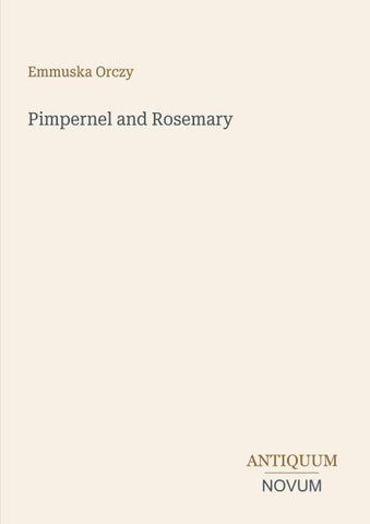 Pimpernel and Rosemary