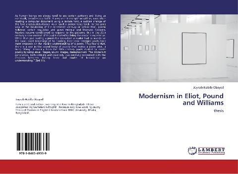 Modernism in Eliot, Pound and Williams