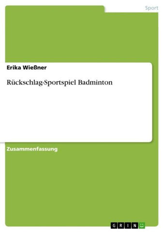 Rückschlag-Sportspiel Badminton