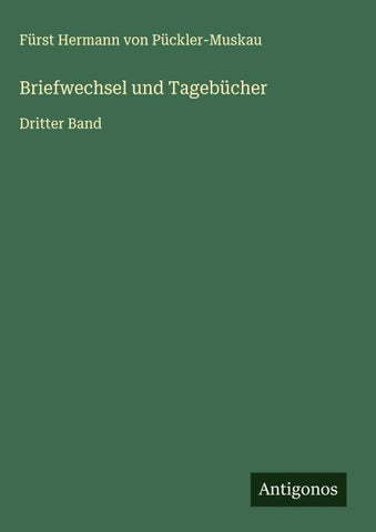 Briefwechsel und Tagebücher