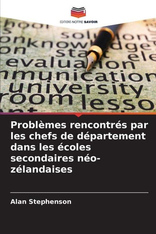 Problèmes rencontrés par les chefs de département dans les écoles secondaires néo-zélandaises