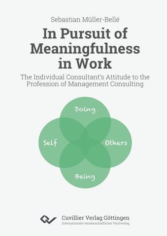 In Pursuit of Meaningfulness in Work. The Individual Consultant's Attitude to the Profession of Management Consulting