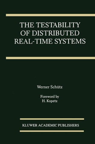 The Testability of Distributed Real-Time Systems