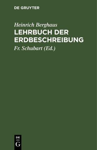Lehrbuch der Erdbeschreibung