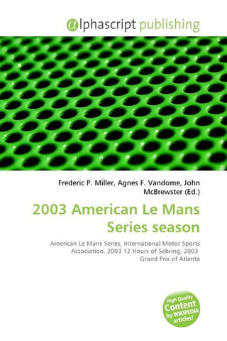 2003 American Le Mans Series season