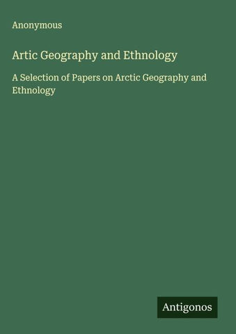 Artic Geography and Ethnology