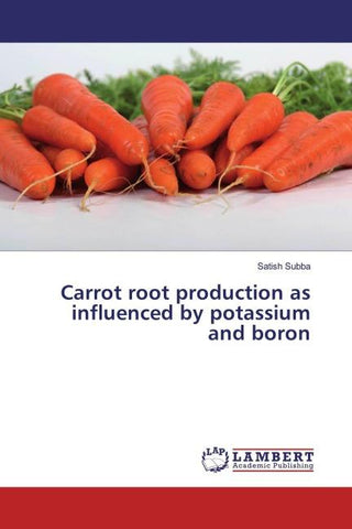 Carrot root production as influenced by potassium and boron