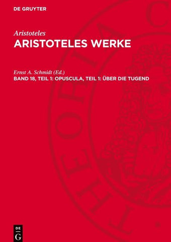 Opuscula, Teil 1: Über die Tugend