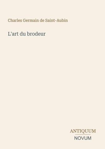 L'art du brodeur