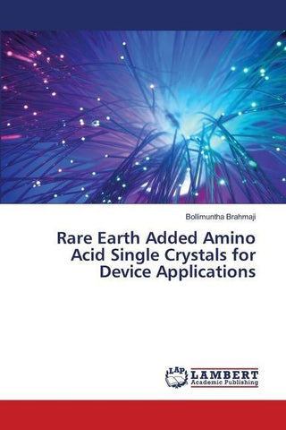 Rare Earth Added Amino Acid Single Crystals for Device Applications