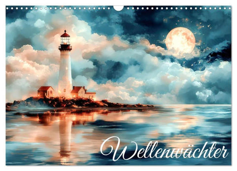 Wellenwächter (Wandkalender 2026 DIN A3 quer), CALVENDO Monatskalender