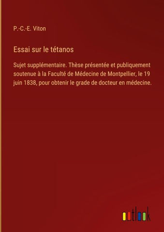 Essai sur le tétanos