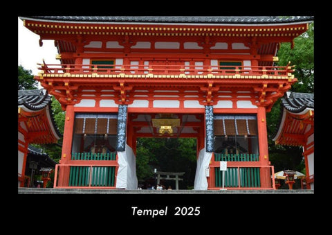 Tempel  2025 Fotokalender DIN A3