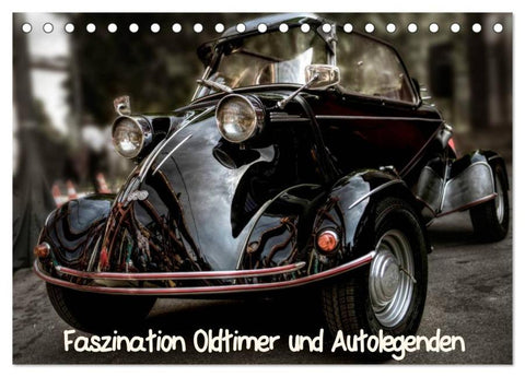 Faszination Oldtimer und Autolegenden (Tischkalender 2026 DIN A5 quer), CALVENDO Monatskalender