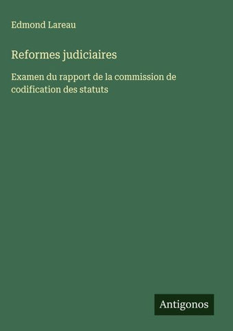 Reformes judiciaires