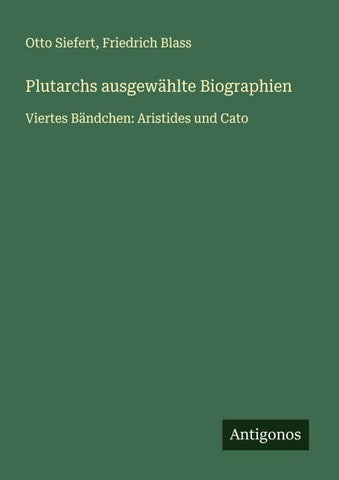 Plutarchs ausgewählte Biographien