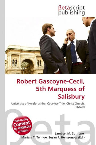 Robert Gascoyne-Cecil, 5th Marquess of Salisbury