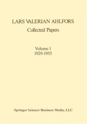 Collected Papers Volume 1 1929-1955