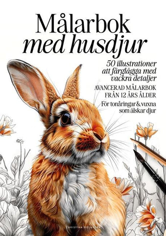 Målarbok med husdjur