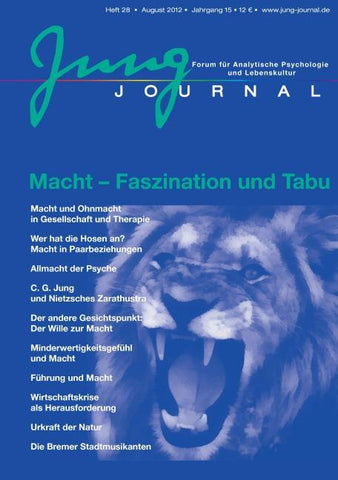 Jung Journal 28: Macht - Tabu und Faszination