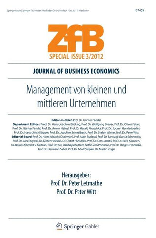 Management von kleinen und mittleren Unternehmen