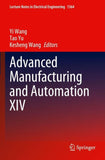 Advanced Manufacturing and Automation XIV
