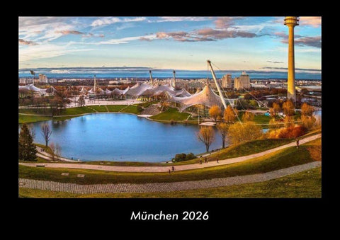 München 2026 Fotokalender DIN A3