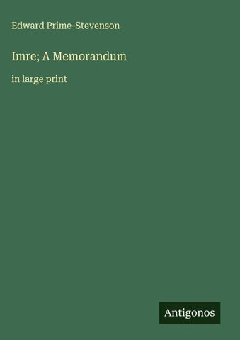 Imre; A Memorandum