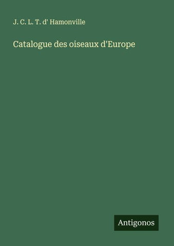 Catalogue des oiseaux d'Europe