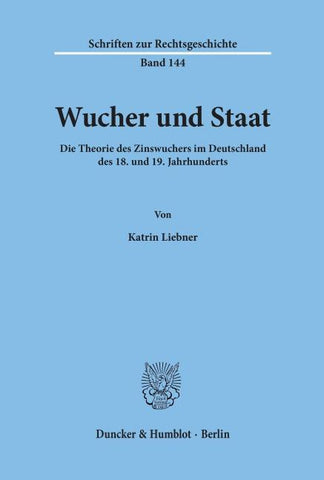 Wucher und Staat.