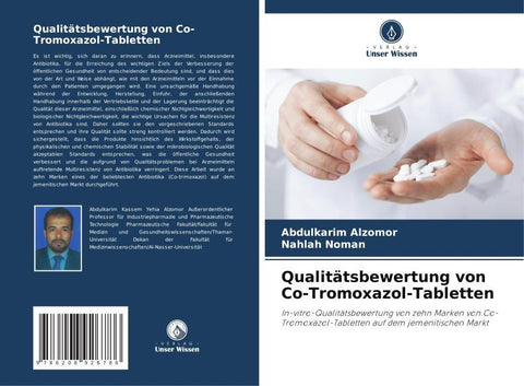 Qualitätsbewertung von Co-Tromoxazol-Tabletten
