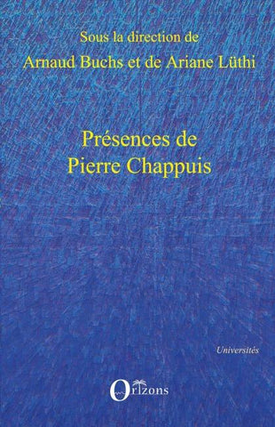 Présences de Pierre Chappuis