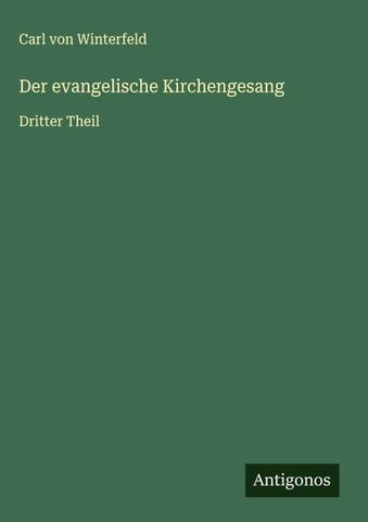 Der evangelische Kirchengesang