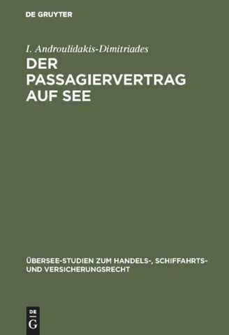 Der Passagiervertrag auf See
