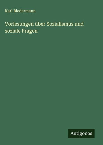 Vorlesungen über Sozialismus und soziale Fragen