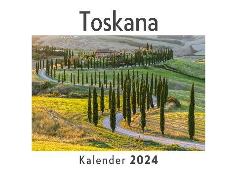 Toskana (Wandkalender 2024, Kalender DIN A4 quer, Monatskalender im Querformat mit Kalendarium, Das perfekte Geschenk)