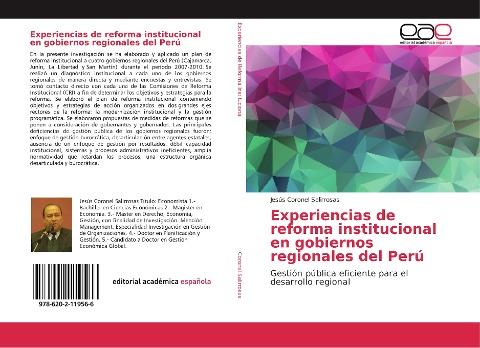 Experiencias de reforma institucional en gobiernos regionales del Perú
