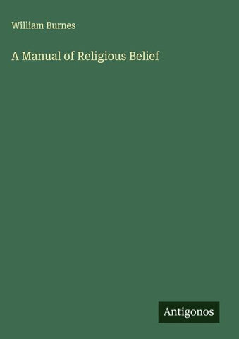 A Manual of Religious Belief