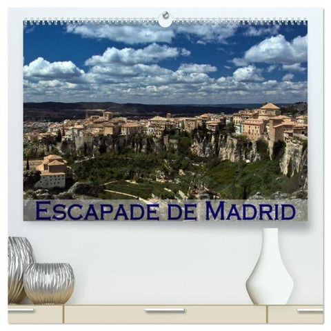 Escapade de Madrid (Calendrier mural 2026 DIN A2 vertical) calendrier de bureau